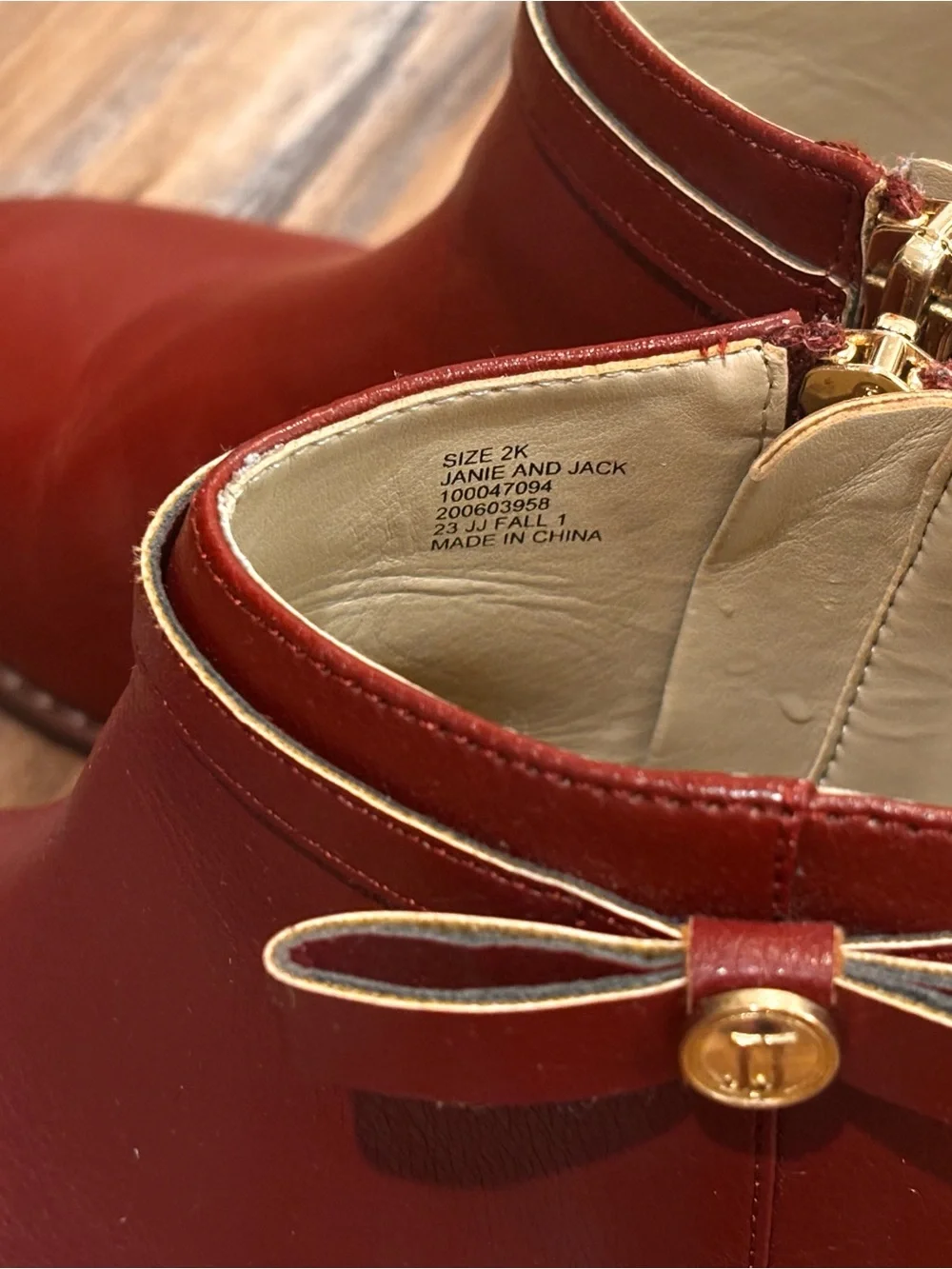Janie and Jack classic red